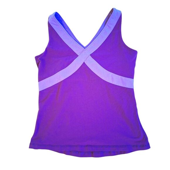 Lululemon Purple and Lilac Tank Top with Built In Bralette M 8 10 EUC - Picture 1 of 12